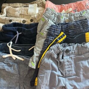 Set of 10 baby boys shorts 12-18 months
